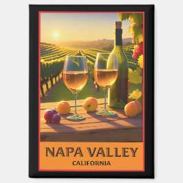 Napa Valley California Magnet