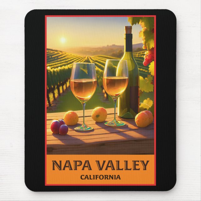 Napa Valley California Musmatta (Framsidan)