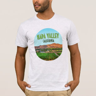 Napa Valley California Vineyard Vintage T Shirt