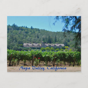 Napa Valley California Vineyard Vykort