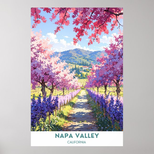 Napa Valley, Kalifornien Poster (Framsidan)