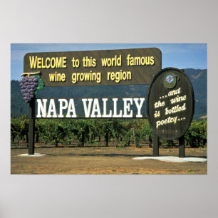 Napa Valley, Kalifornien, USA Poster