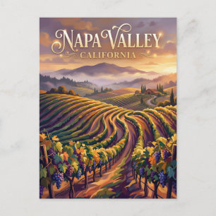Napa Valley Kalifornien Vykort