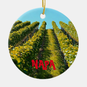 Napa Valley Scenia-julprydnad Julgransprydnad Keramik