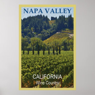 Napa Valley Vin Land Poster