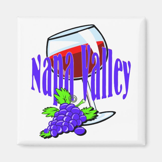 Napa Valley Vin Magnet (Framsidan)