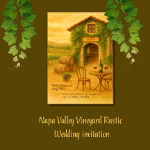 Napa Valley Vineyard Rustic Destination Wedding