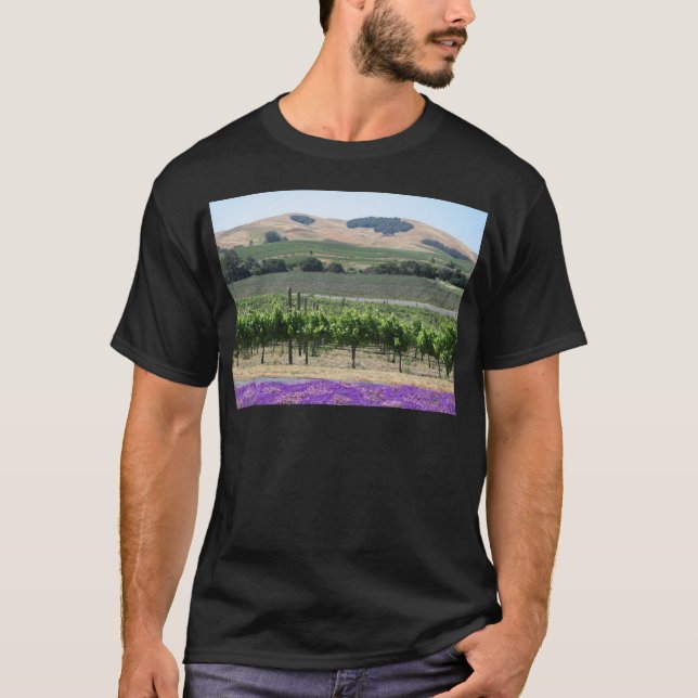 Napa Valley vingård Tee Shirt (Framsida)