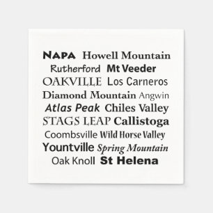 Napa Vin Land Napkins Pappersservett