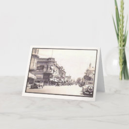 Napa Vintage Street Scene Kort