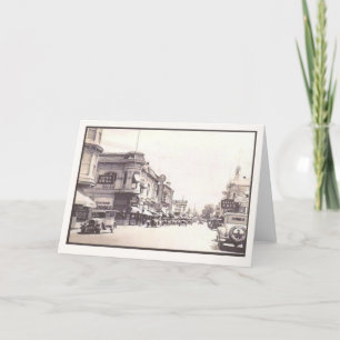 Napa Vintage Street Scene Kort