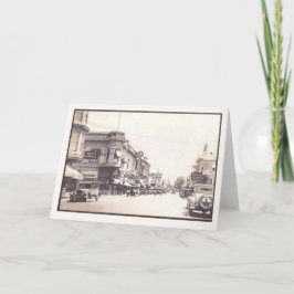 Napa Vintage Street Scene Kort