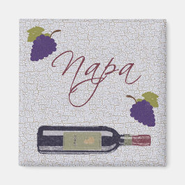 Napa Vintage Vinflaska Magnet