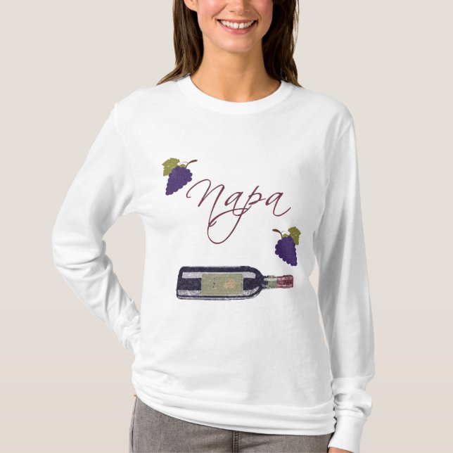 Napa Vintage Vinkrus Tee (Framsida)