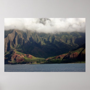 Napali kusten av Kauai Poster