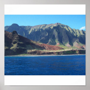 Napali Kusten, Hawaii Poster