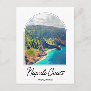 Napali-kusten Kauai Hawaii vykort