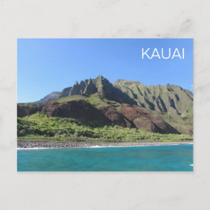Napali Kusten Kauai, hawaii-vykort Vykort