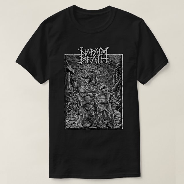 Napalm Death  T Shirt (Design framsida)