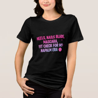 Napalm Era Fit Check - Grunge Glam Estetisk T-Shir T Shirt