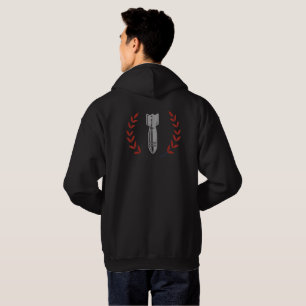 Napalm Universiteten Logotyp Hoodie