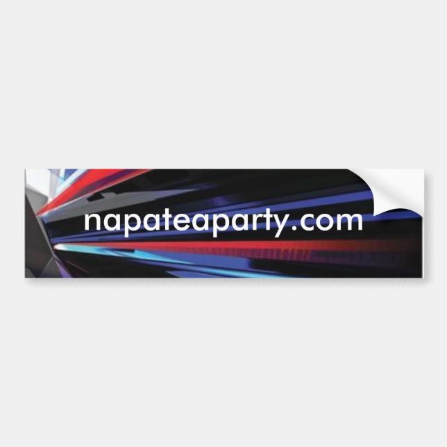 napateapartyet avbildar, napateaparty.com bildekal (Framsidan)