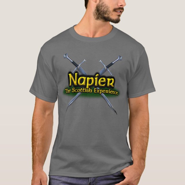 Napier Klan Scottish Experience T-shirt (Framsida)