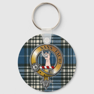 Napier Tartan & Badge Nyckelring