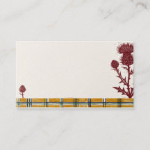 Napier Tartan Oxblod Amber Skotsk Minimalistisk