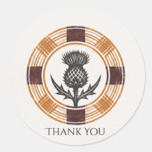 Napier Tartan Oxblod Amber Skotsk Minimalistisk