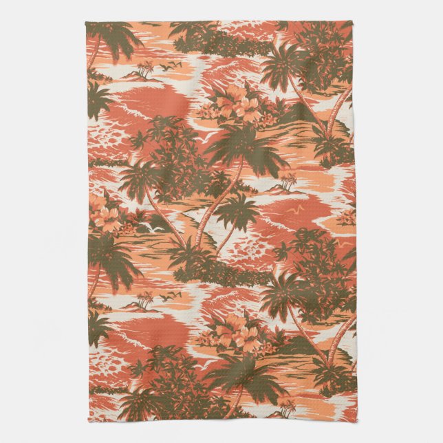 Napili Bay Hawaiian Kitchen Towel Kökshandduk (Vertikal)