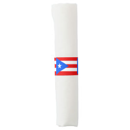 Napkin Band med flagga av Puerto Rico, USA