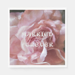 NAPKIN BRÖLLOPSDAG DESIGN PAPPERSSERVETT
