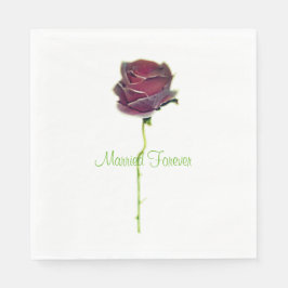 NAPKIN BRÖLLOPSDAG ROMANTIC NAPKIN STIL PAPPERSSERVETT