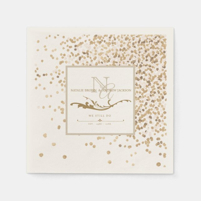 Napkin för varje årsdag pappersservett (Framsidan)