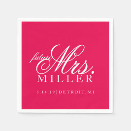 Napkin - framtida Mrs. Pappersservett