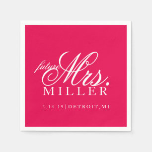 Napkin - framtida Mrs. Pappersservett