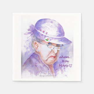 Napkin - Golf - Ahem Hur många? Pappersservett