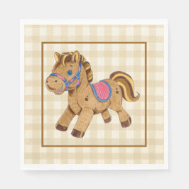 Napkin Leksak Horse Pappersservett