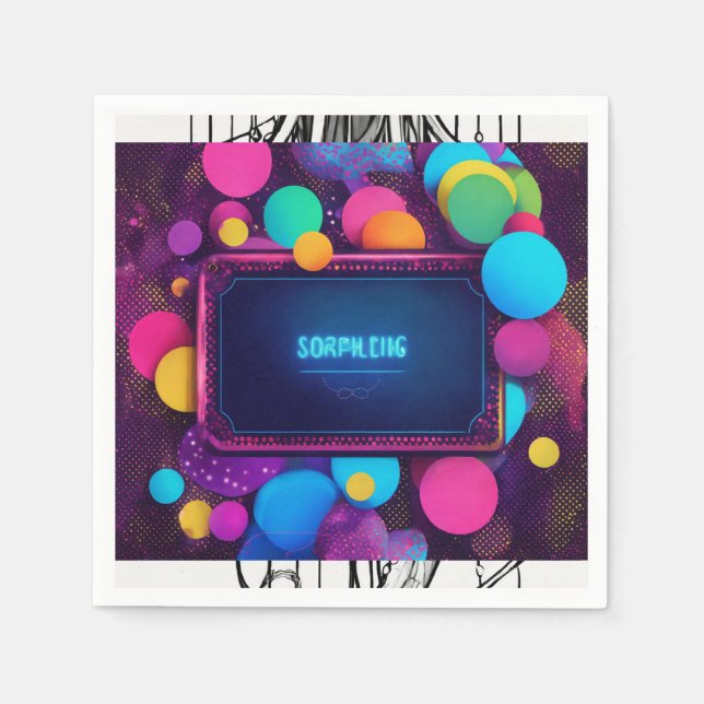 Napkin Nouveau: Öka din matupplevelse med Pappersservett (Framsidan)