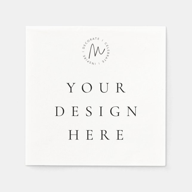 Napkin Printing Anpassad design Pappersservett (Framsidan)