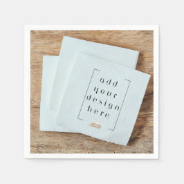 Napkin Printing Anpassad design Pappersservett