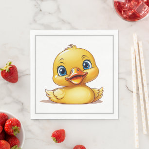 Napkin - Rubber Ducky Pappersservett