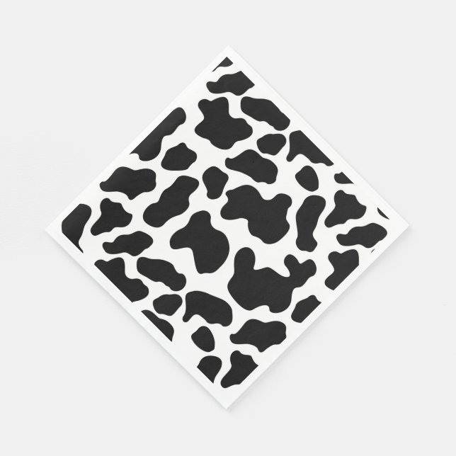 Napkins - Cow Mönster Pappersservett (Hörn)