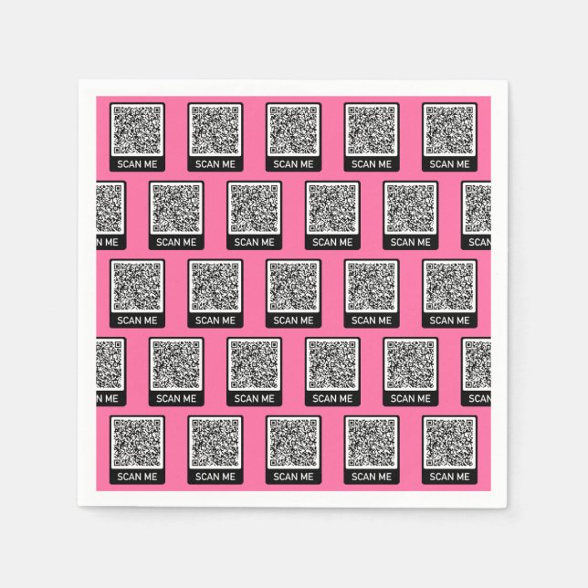 Napkins-exempel för QR-Personligen Pappersservett (Framsidan)