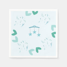 Napkins för babyskor för anpassningsbar pappersservett