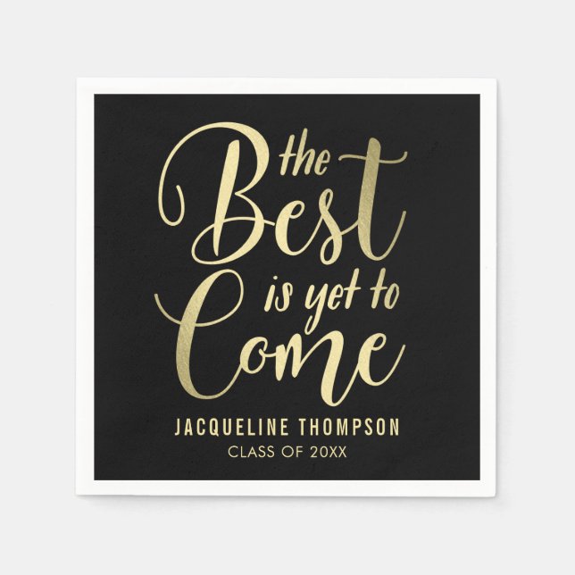 Napkins för bästa framtida Studentfest Pappersservett (Framsidan)