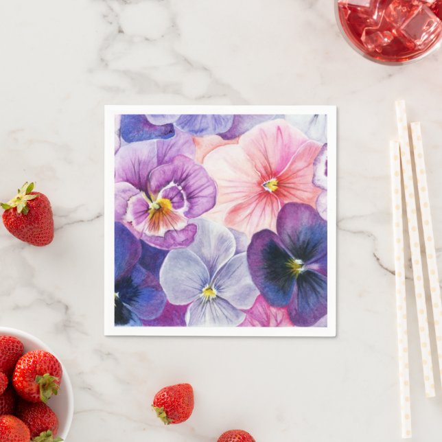 Napkins for Easter or spring! Pappersservett (Insitu)