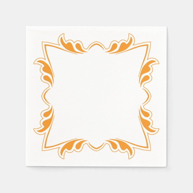 Napkins för elegant Framework-design Pappersservett (Framsidan)