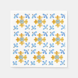 Napkins för Medelhavsregionen Pappersservett